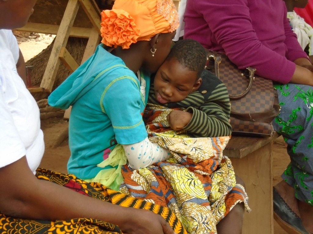 Photo d'un enfant handicapé